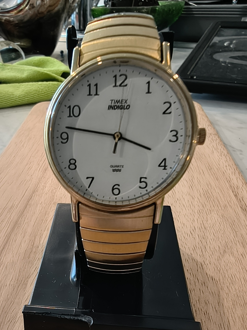 Timex Easy Reader Gold-Tone Men's Stretch Bracelet Watch